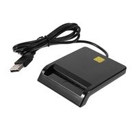 Alipis Lettore Schede Usb Portatile Multi-funzione Compatibile Vista x Supporta Smart Card Sim Cie e Cac Design Compatto e Leggero Per Uso Desktop e Mobile