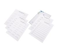 Alipis Libro di Esercizi per Extension Ciglia per Principianti Schede di Pratica in Carta Bianca e Guida alla Mappatura delle Ciglia per Autoapprendimento e Formazione Personale