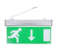 Alipis Luce di Emergenza a LED Compatta per Parete Segnale di Evacuazione di Sicurezza Installazione Facile Lampada di Emergenza per Uffici e Scuole Cartello Luminoso di Evacuazione