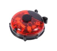 Alipis Luce Posteriore per Bicicletta LED Rossa Resistente all'Acqua per Sicurezza Notturna Supporto in Plastica per Ciclismo Notturno e Ruote Bici