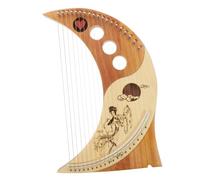 Alipis Lyra Arpa 19 Corde in Legno di Cedro per Ragazzo Ragazza, Strumento Musicale Portatile Accessori e Scatola Accordatura