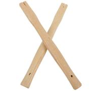 Alipis Manico di Ricambio Beige in Legno 2 Pezzi Robusto e Facile da Installare per Attrezzo da Scavo Piccolo per Carpentieri e Operai Edili