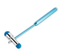 Alipis Martello medico per esame neurologico, strumento diagnostico multiuso - Martello portatile a doppia testa per riflessi, per forniture cliniche mediche