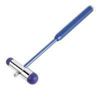 Alipis Martello medico per esame neurologico, strumento diagnostico multiuso - Martello portatile a doppia testa per riflessi, per forniture cliniche, viola