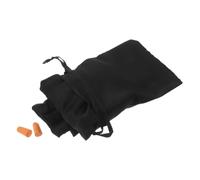 Alipis Maschera con Cotone per Imitata Nera di Seta Dormire e Leggera e Portatile Tappi per Orecchie e Borsa per Viaggio e Riposo al Lavoro