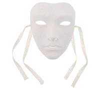 Alipis Maschera Meccanica Integrale Bianca in Abs Stile Steampunk Punk Cyborg per Uomo, Resistente e Confortevole, per Balli in Maschera e Cosplay