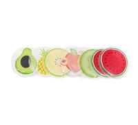 Alipis Maschera per Occhi in Pvc Gel Motivo Frutta, 8 Pezzi Impacchi Occhi Freddi Riutilizzabili per Terapia Fredda Estiva, per Atmosfera Estiva e Doni Stili multipli