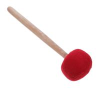 Alipis Mazzuolo per Campane Tibetane in Legno Feltro Rosso Bacchetta Percussiva per Ciotola Tibetana Media Accessorio per Meditazione e Suoni Buddha