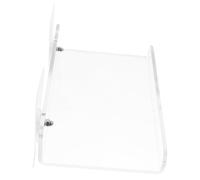 Alipis Mensola da Parete in Acrilico Trasparente Supporto per Dischi in Vinile e Porta Riviste Scaffale Espositivo per Libri e Album per Casa Ufficio e Negozio