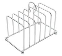 Alipis Mensola Organizzatore Di Tostapane Portapane Porta Toast in Acciaio Inox Deposito Di Cottura Cucina Organizer Da Appoggio Bancarella Del Pane Portatoast Acciaio Inossidabile Silver
