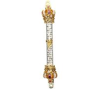 Alipis Mezuzah in Metallo per Design Religioso Rotolo Ebraica e Protezione Casa Decorativo per Ebraiche