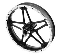 Alipis Mini Moto da Cross Gruppo Ruota Anteriore e Cerchio in Acciaio 2,50-10 Pollici per Uso Fuoristrada Ragazzo Ragazza