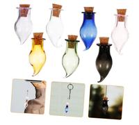Alipis Mini Vasi Vetro Trasparente con Tappi Sughero Vasetti Decorativi per Gioielli da Te e Bottigliette Mignon per Profumi e Facili da Trasportare e Conservare