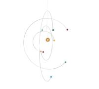 Alipis Mobile Sospeso Tema Spaziale Mobile Atomico per Soffitto Scientifico Arredamento Scientifico per Aule per Ragazza Decorazione Spaziale per Cameretta dei Ragazza