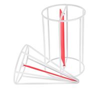 Alipis Modelli Geometrici Cilindro e Cono in Metallo Solido per Matematica Scolastica con Base e Altezza Uguali Dischi Rotanti Interattivi per Calcolo Volume e Area Superficie Strumento