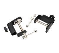 Alipis Morsetto per Montaggio Microfono a Forma di C Regolabile 2 Pezzi, Clip da Scrivania Resistente Vite per Spessore Fino a 5 Cm, Base Supporto Microfono per Streaming Live,