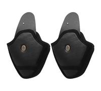Alipis Nero Protezione Orecchie, in Pelle Artificiale Paraorecchie Comfort per Casco, per Casco Staccabile, per Caschi a Motore e Scooter Elettrici, Inverno per Lunghi Viaggi