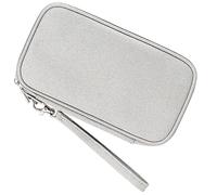 Alipis Organizer per Accessori Digitali in Nylon Portatile Ampia Apertura, Custodia per Cavi e Doppio Hard Disk, per Power Bank e Telefoni in Viaggio
