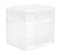 Alipis Organizer per Lenti a Contatto in Acrilico Cassettino e Sei Scomparti Trasparente per Protezione e Esposizione Chiara, per Casa e Scrivania