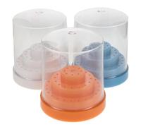 Alipis Organizer per Utensili per Unghie 48 Fori Custodia in Plastica Trasparente Portatile per Punte da Trapano Supporto Compatto per Testine di Levigatura per Onicotecniche e Viaggi