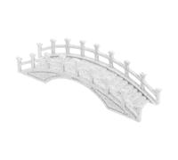 Alipis Ornamenti del Ponte dell'Arco del Paesaggio Ponte Ad Arco retrò Ponte di Arco Roccioso Biliardo Piccolo Coniglio Decorativo Mini Ponte Ad Arco Biliardi Portatili Plastica Grey