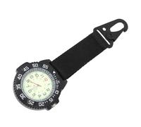 Alipis Orologio da Escursionismo Clip a Moschettone, Portatile e Pratico | Plastica, Vetro, Lega di Zinco e Nylon, Uso per Uniforme e Cintura, per Lavoro Sul Campo e Turismo