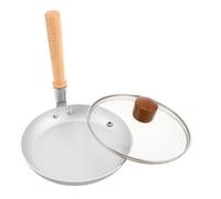 Alipis Padella Giapponese per Uova con Manico Verticale Antiaderente per Frittata e Oyakodon Mini Casseruola con Coperchio per Cucina Tradizionale Giapponese