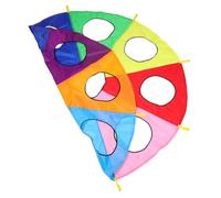 Alipis Paracadute Multicolore Gioco Talpa Interattivo per Outdoor attività Fisica Asilo Sicuro per Allenamento Sensoriale Genitore