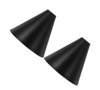 Alipis Paralume in Ferro Nero 2 Pezzi per Lampada da Tavolo Industriale Forma a Cono, Stile Vintage e Facile Pulizia, Adatto per Decorazioni Minimaliste e Loft
