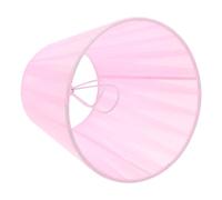 Alipis Paralume in Garza Traslucida Clip Coprilampada a Tamburo Piccolo per Lampada da Tavolo Lampada da Scrivania e Comodino Accessorio Illuminazione Multifunzione Rosa