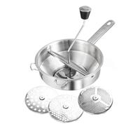 Alipis Passaverdure Argento per Verdure e Frutta in Acciaio Inox per Cucina e Cottura, per Moglie