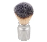 Alipis Pennello da barba sintetico per uomo, morbida schiuma cremosa, pennello da barba ad asciugatura rapida per la rasatura quotidiana a umido, con impugnatura ergonomica antiscivolo, strumento da