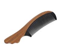 Alipis Pettine in Sandalo Verde per Ragazzo Ragazza Piccola Dimensione Manico Ergonomico Liscio e Curvo Facile da Impugnare per Viaggio Colore Assortito Colore Casuale