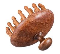 Alipis Pettine Massaggiante e Design a Disco in Legno per Capelluto Massaggia Capelluto e Previene la Rottura, per e Ufficio