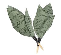 Alipis Pianta Serpente Artificiale in Plastica 2 Pezzi, Sansevieria Finta Realistica per Decorazione Casa e Ufficio, Pianta Verde Ornamentale senza Manutenzione per Interni