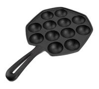 Alipis Piastra per Lumache in Ghisa Scanalature Antiscivolo e Manico Ergonomico, Accessori Inclusi, per Cottura in Forno Domestico e Lavabile in Lavastoviglie