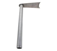 Alipis Piccolo Attrezzo da Giardino, Mini Strumento Manuale per Diserbo e Allentamento del Terreno, Ferro Argento, Manico Breve, per Orti e Aiuole