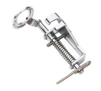 Alipis Piedino per Macchina da Cucire Pressa per Ricamo e Quilting in Acciaio Inossidabile 2 Pezzi con Gambo Corto, Facile da Usare Adatto a Macchine da Cucire Domestiche