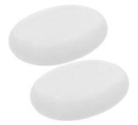 Alipis Pietre da Massaggio in Marmo Bianco 2 Pezzi per Corpo e Viso, Calde e Fredde, Eleganti e Facili da Pulire per Uso Spa e Casa