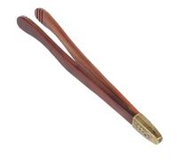 Alipis Pinza per Tè in Legno e Lega Antiscottatura per Cerimonia del Tè, Accessorio Semplice e Delicato per Stringere la Tazza in Bar e Ristorante