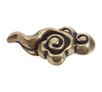 Alipis Pomello per Mobile in Ottone Vintage a Forma di Nuvola, Maniglia Decorativa per Armadio Foro Singolo, Pomello per Cassetto da Cucina e Bagno, Maniglia Resistente per Mobili