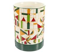 Alipis Porta Bacchette in Ceramica a Doppio Strato, Verde, Cucina