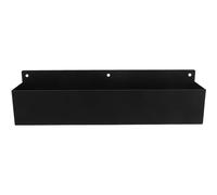 Alipis Porta Bombolette Spray da Parete 42X11X8Cm in Metallo Nero, Organizer per Flaconi Aerosol per Officina e Sala Attrezzi