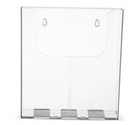 Alipis Porta dati in acrilico portariviste chiaro detentore di letteratura portadocumenti da parete Display Stand Literature Holder portadocumenti verticale porta depliant Transparent