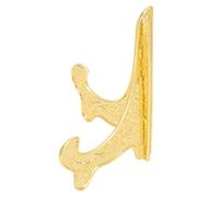 Alipis Porta medaglia Telaio Padella cavalletto Porta cavalletti Chiaro Supporto Piatto portalibri portalibro Staffa per Display a Piastra espositore Porta targhe Lega di Zinco Golden