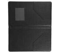 Alipis Porta Menu Ristorante in Pu Nero Elegante e Resistente, Set di Copertine per Menu Bar Facili da Trasportare per Ambienti Dining e Bar