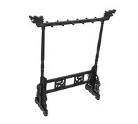 Alipis Porta Pennelli Stile Cinese in Resina Supporto Penne da Scrivania Leggero e Portatile Organizer Multifunzionale per Calligrafia Semplice da Usare e Durevole