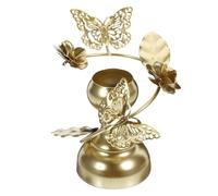 Alipis Portacandele Battuto Vintage Centrotavola Decorativo per Candele Coniche per Cucina