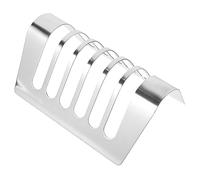 Alipis portapane acciaio griglia da forno di grandi dimensioni inossidabile cucinando porta toast da cucina porta toast per uso quotidiano fornitura di cucina Silver