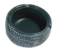 Alipis Posacenere Design Unico in Resina Vintage a Forma di Pneumatico e Stile Retrò Leggero e Funzionale per Raccogliere Cenere per Casa e Ufficio